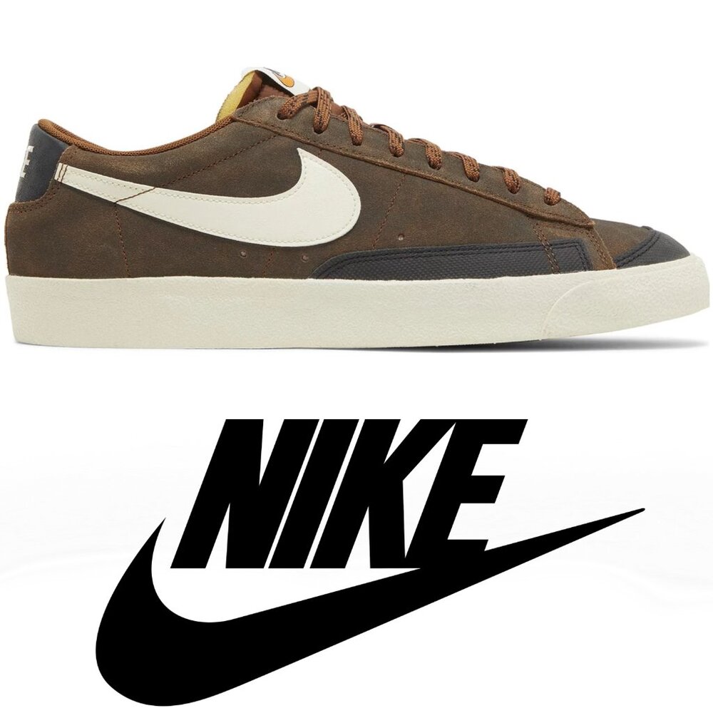 NIKE Blazer Low '77 Premium Vintage 'Certified Fresh - Pecan'  Men's  9.5 Unisex